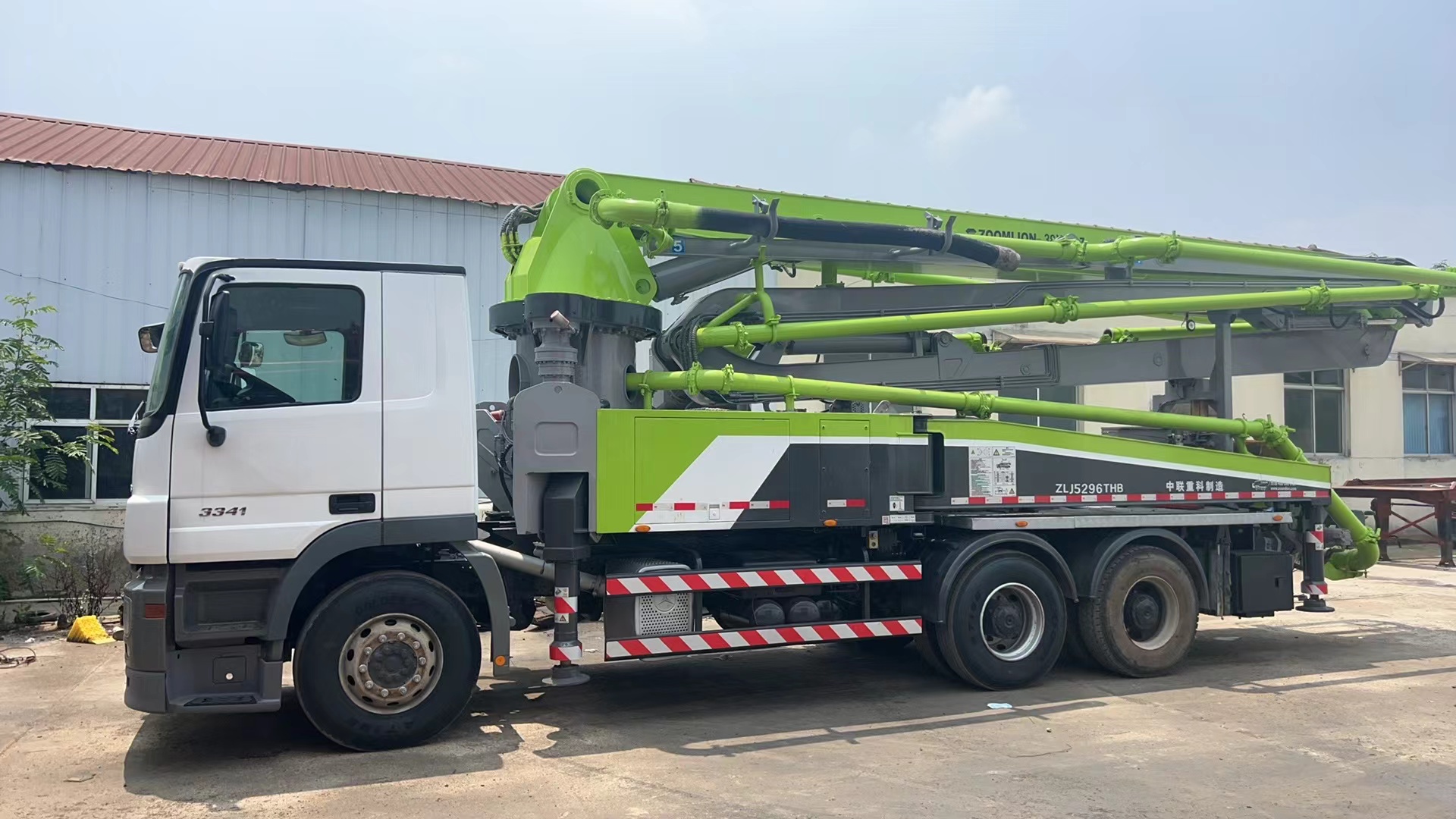 2012 used Zoomlion Concrete pumps ZLJ5296THB