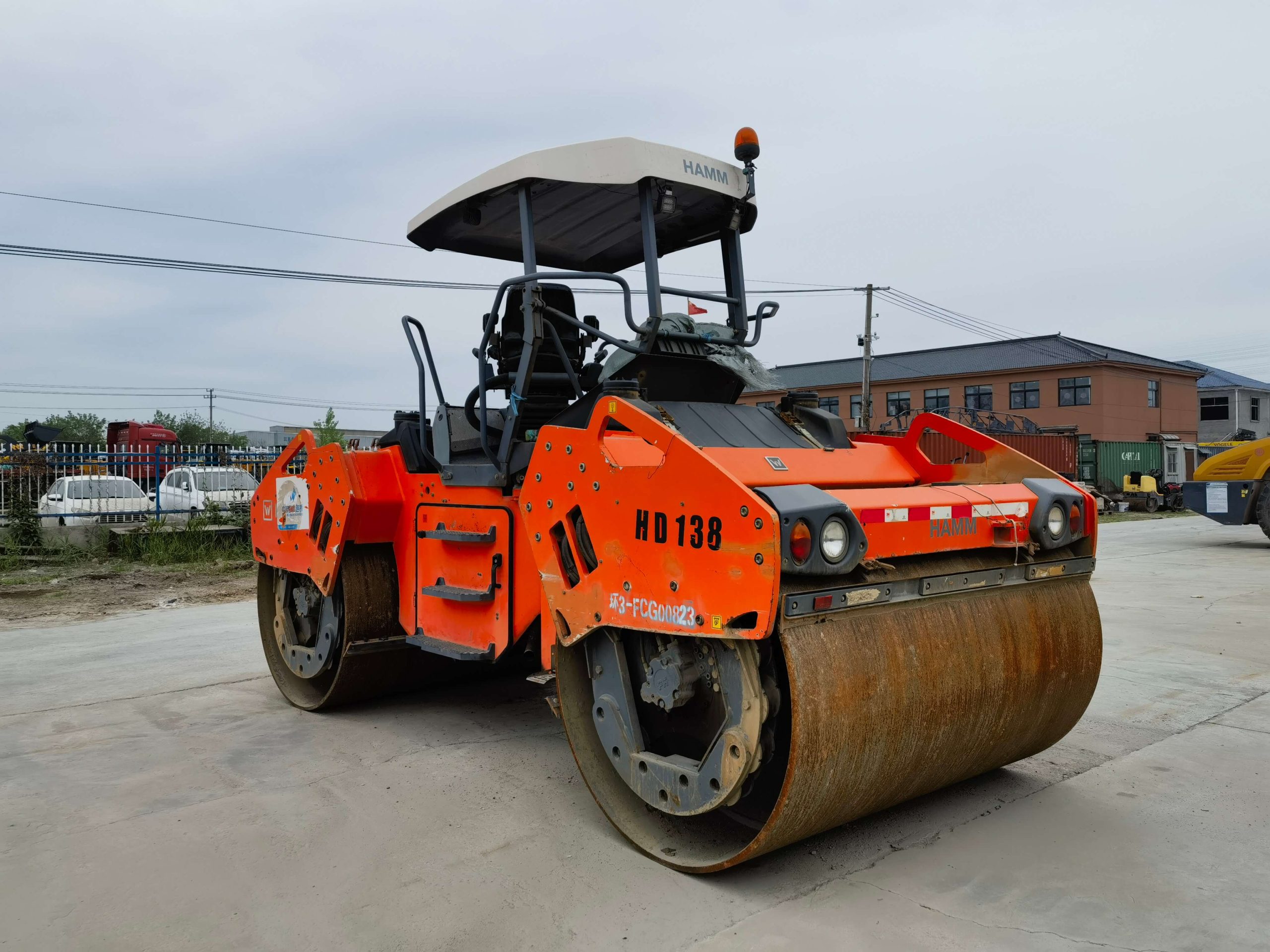 Used HAMM HD138 Used Dual Wheel Roller